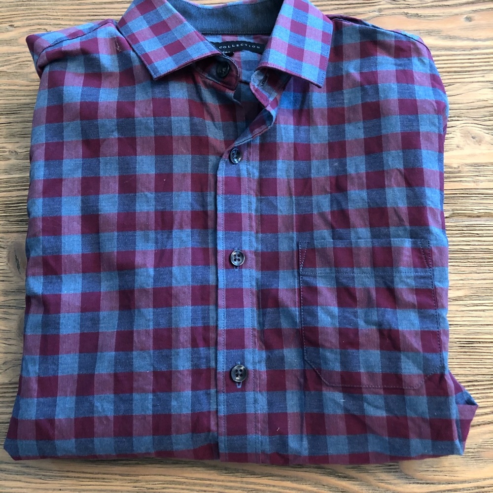 Youth long sleeve button down